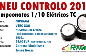 PNEU CONTROLO 2016 - Campeonatos 1/10 Elétricos TC